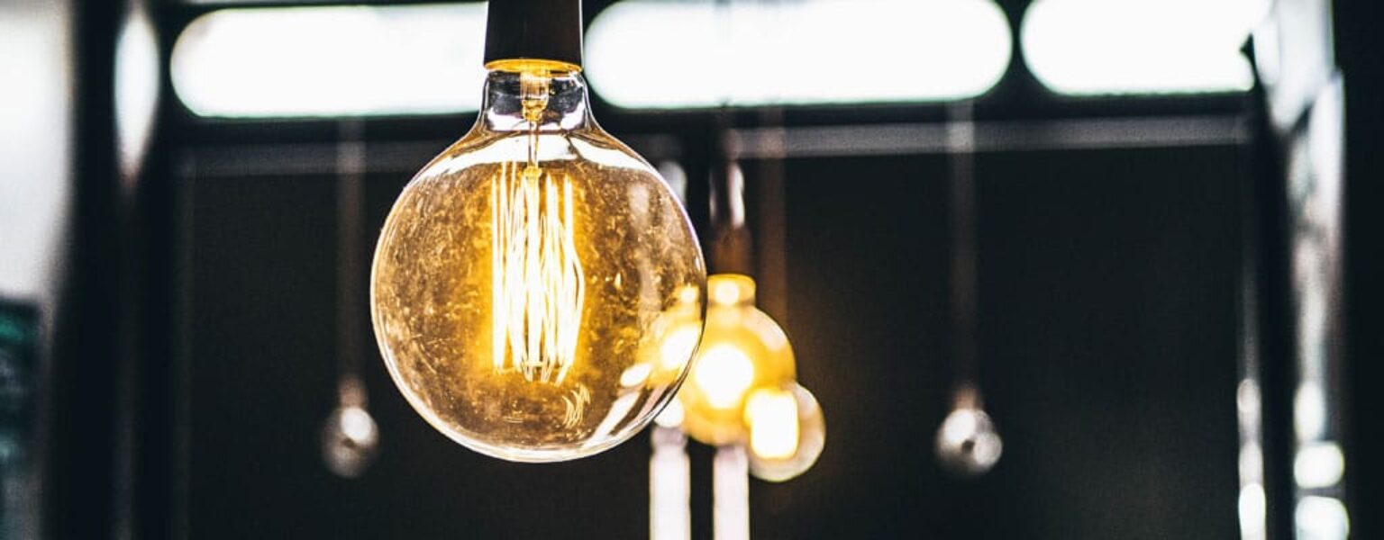 Light bulb showing power outage protection