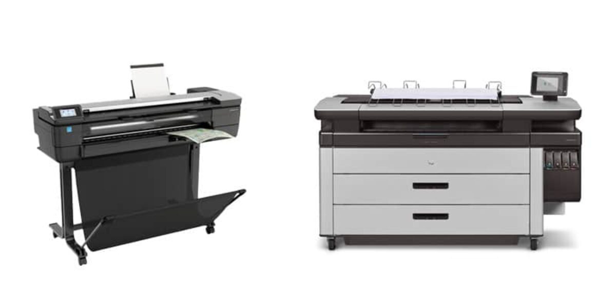 HP DesignJet and PageWide XL on white background