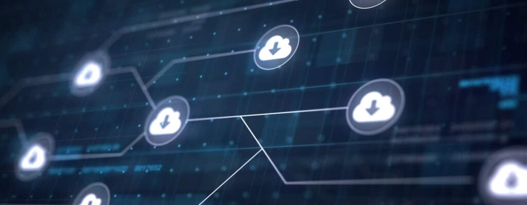 Diagram of cloud migration planning in action