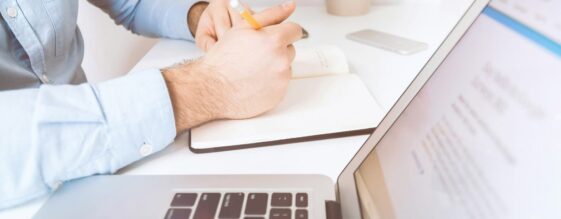 An accountant using AP Automation tools